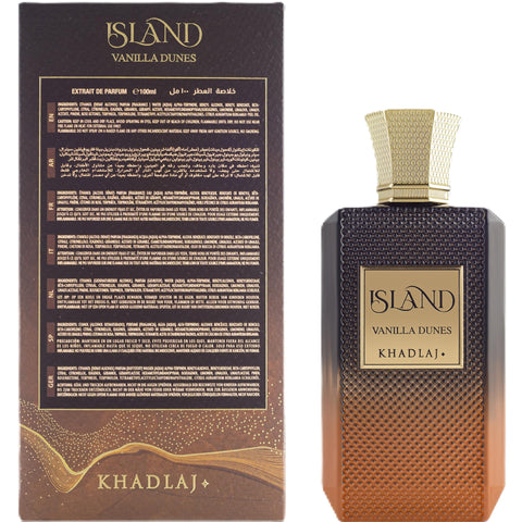 Khadlaj Island Vanilla Dunes Extrait De Parfum Spray, 3.4 Ounce (Unisex)