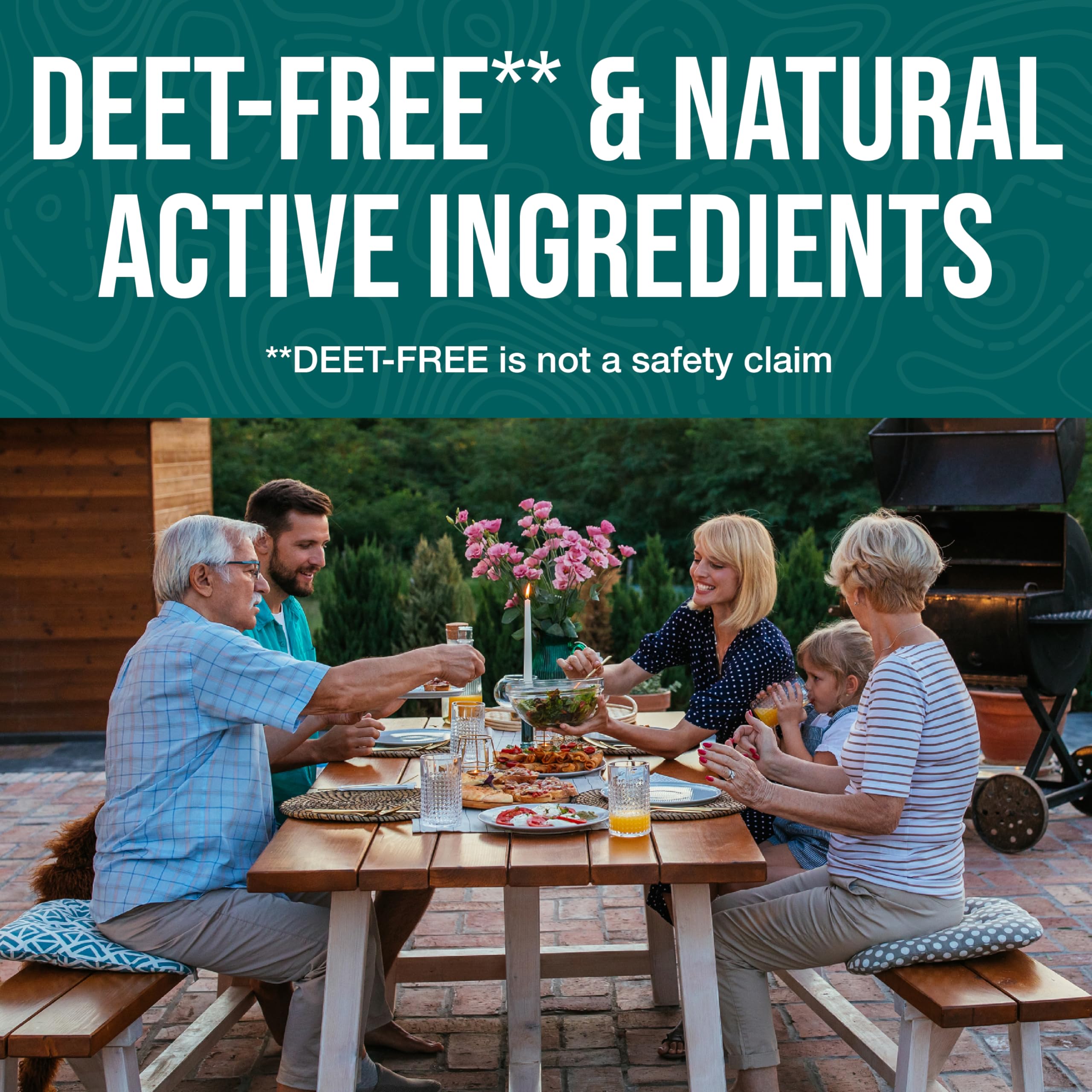 No Mosquitoz Botanical Insect Repellent, DEET-Free, Made with Natural Essential Oils, Non-Greasy Formula, Made in The USA, Woodsy Scent, 2 Ounce Spray Bottle