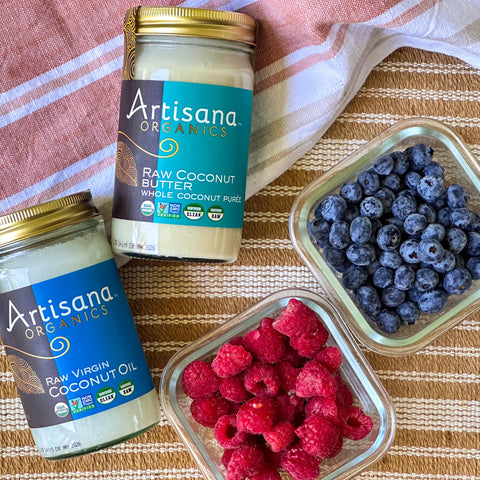 Artisana Organics Raw Coconut Butter, 14 oz | USDA Organic, Non-GMO, Gluten-Free & Keto, No Sugar Added, Paleo, Vegan, Creamy Spread to Boost Smoothies, Fruit Salads and Oatmeal.