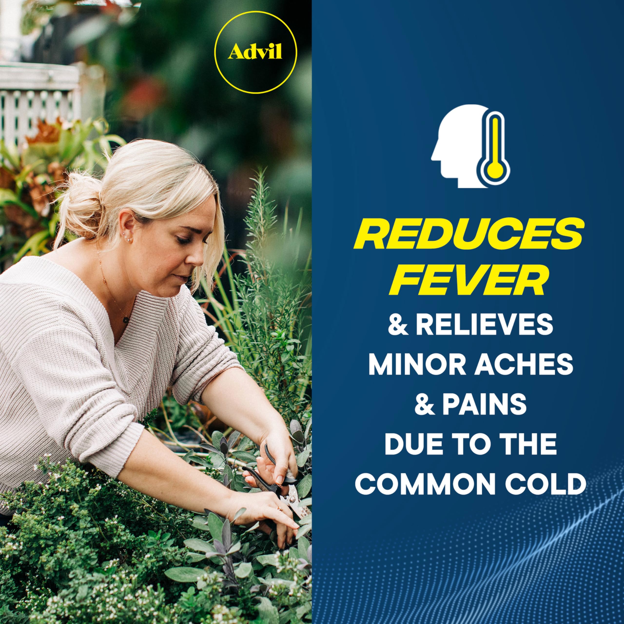Advil Pain Reliever and Fever Reducer, Pain Relief Medicine with Ibuprofen 200mg for Headache, Backache, Menstrual Pain and Joint Pain Relief - 300 Coated Tablets
