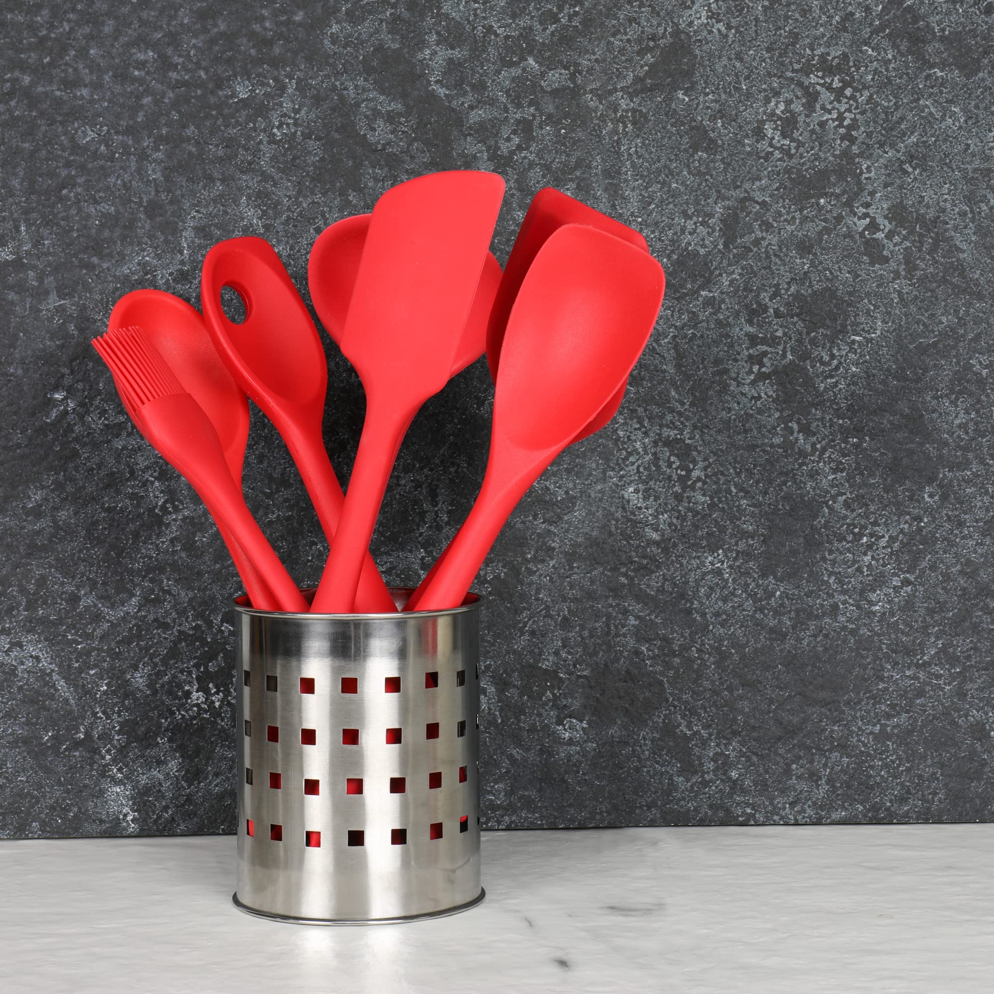 Chef Craft Premium Red Silicone Turner/Spatula