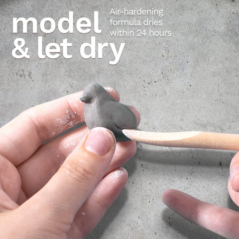 DAS Air-Hardening Modeling Clay - Stone Air Dry Clay 2.2lb Block - Pliable Air Clay for Sculpting and Coating - Introductory Air Dry Modeling Clay for All Ages - Molding Clay for Sculpting and More