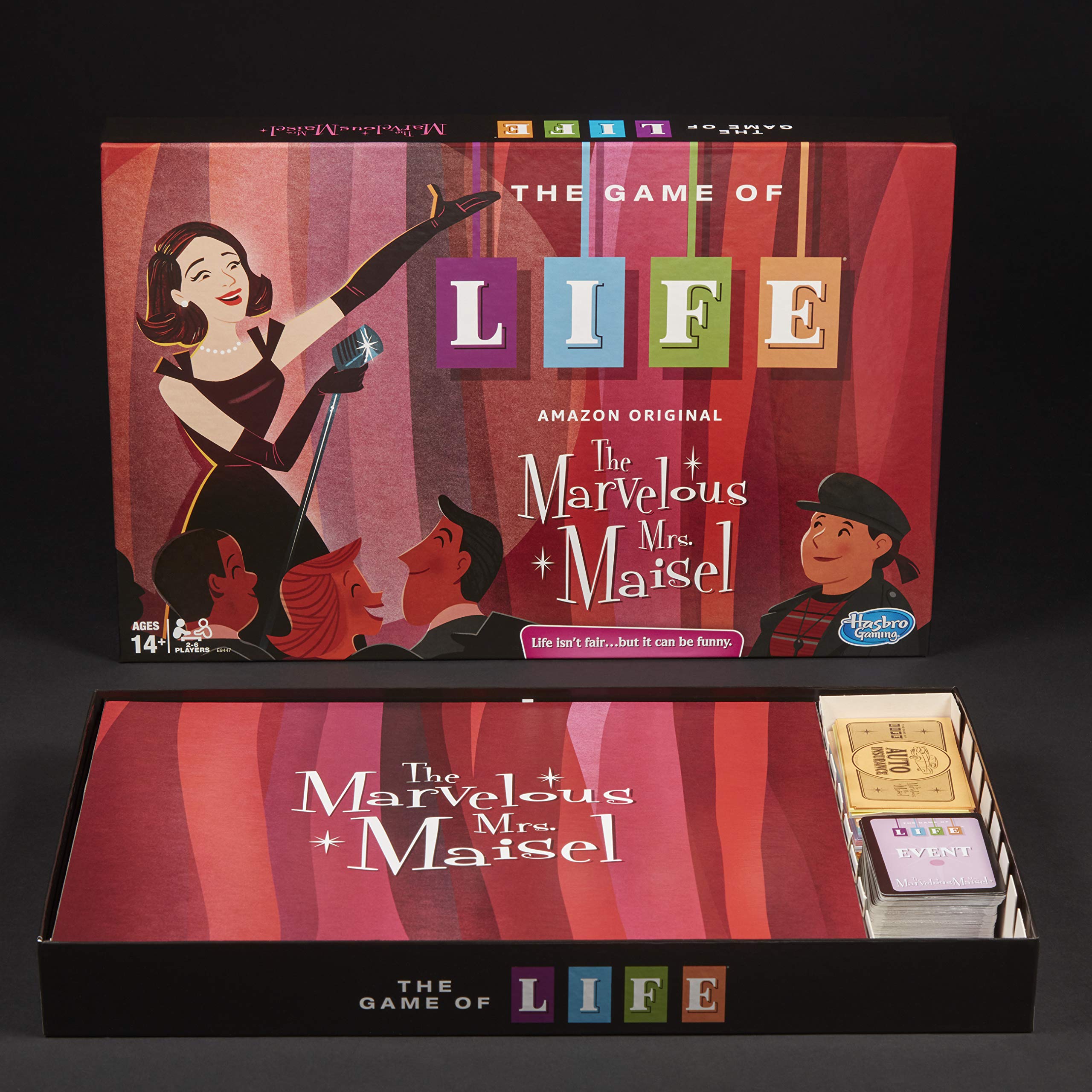 Hasbro Gaming The Game of Life: The Marvelous Mrs. Maisel Edition Board Game; Inspired by The Amazon Original Prime Video Series