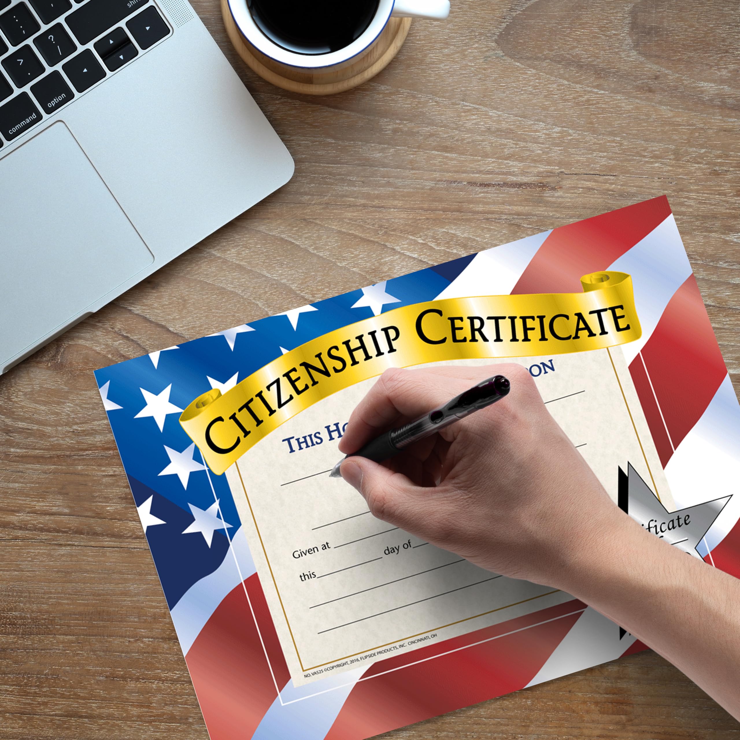 Flipside Products Citizenship Certificates, Recognition, Award Students, Incentive, 8.5" x 11", 30 Pack