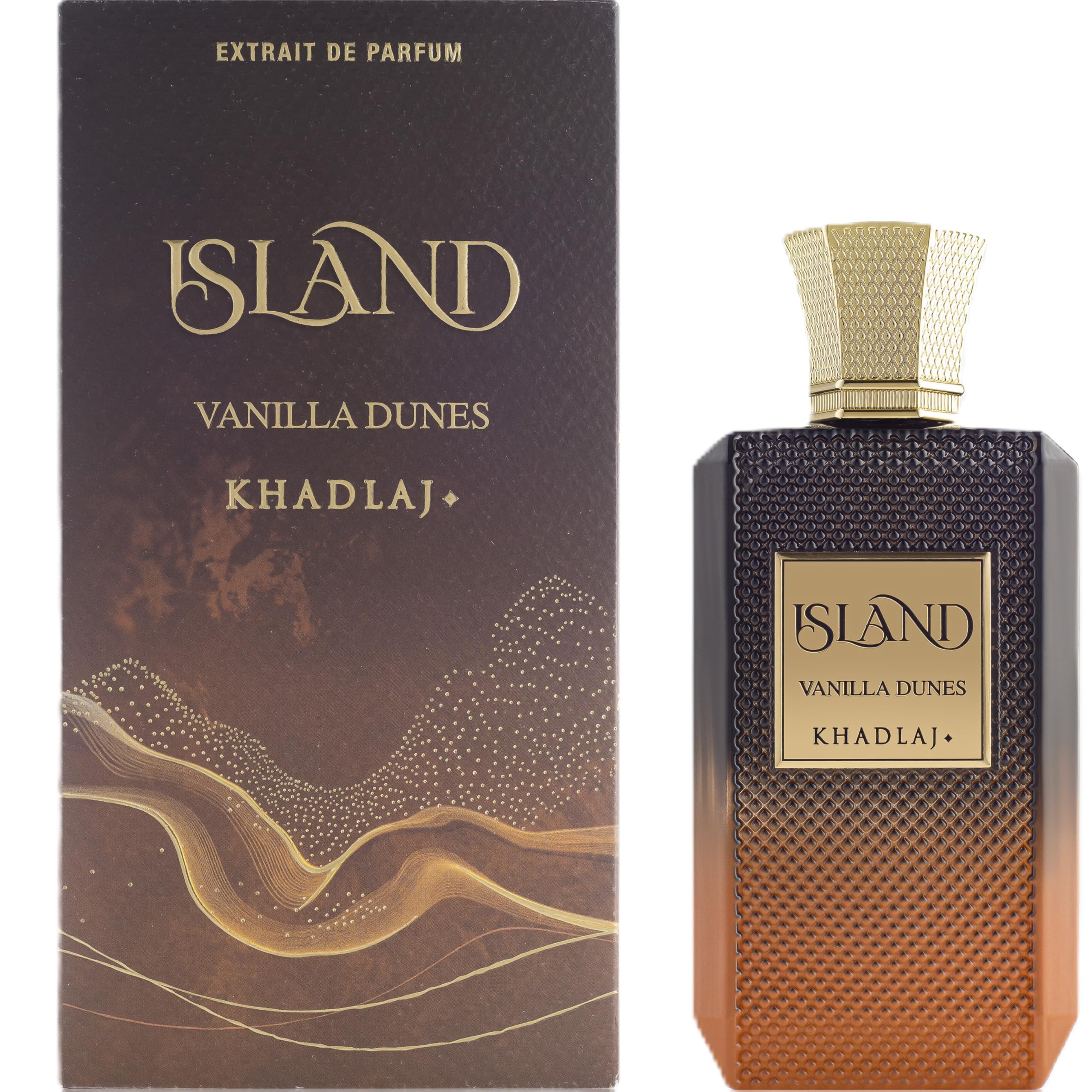 Khadlaj Island Vanilla Dunes Extrait De Parfum Spray, 3.4 Ounce (Unisex)