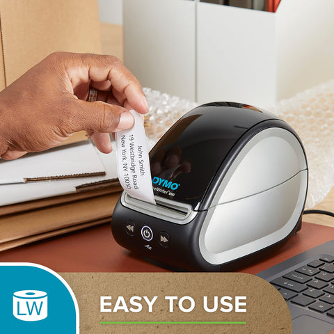 DYMO LW Durable Labels for LabelWriter Label Printers, White Poly, 1” x 2-1/8”, 1 Roll of 160