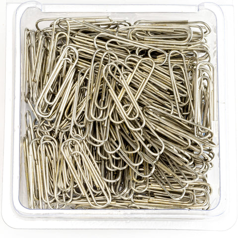 Officemate Small #3 Size Paper Clips, Silver, 200 in Pack (97219)
