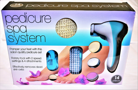 Pedicure Spa System Set with Spin Brush