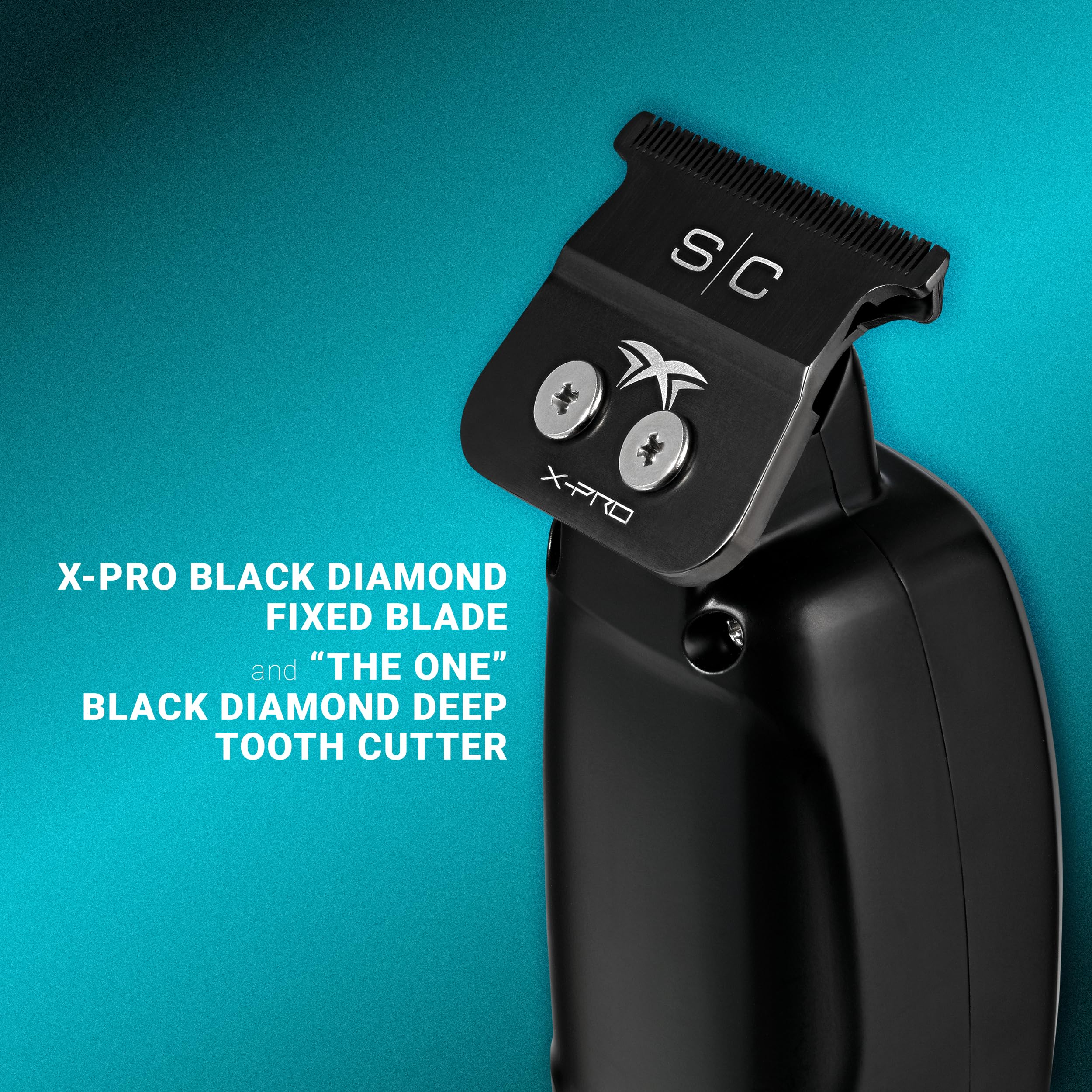 Stylecraft Saber Professional Full Metal Body Digital Brushless Motor Cordless Hair Trimmer (Black)