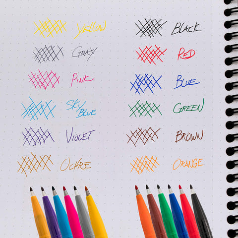 Pentel Sign Pen Fiber-Tipped Pen, Pink Ink, Box of 12 (S520-P)
