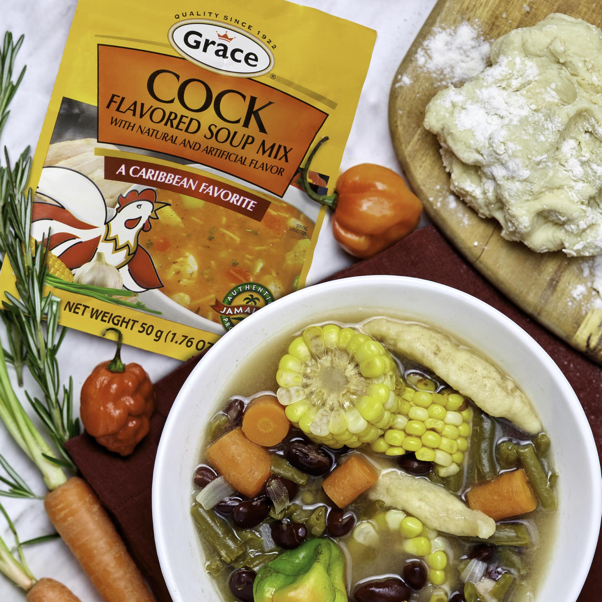 Grace Cock Flavored Soup Mix, 1.76 Oz (Pack of12)