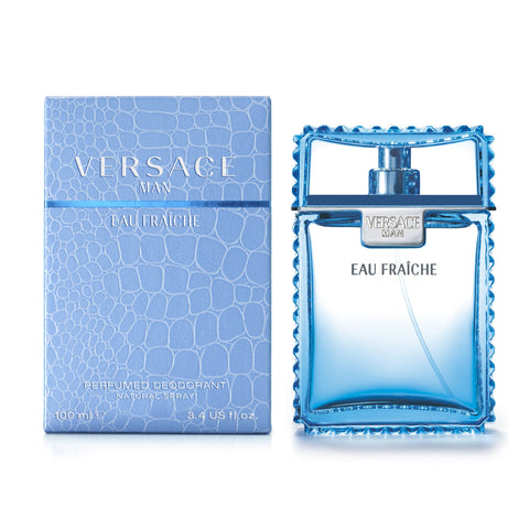 Versace Man Eau Fraiche by Versace for Men 3.4 oz Perfumed Deodorant Spray