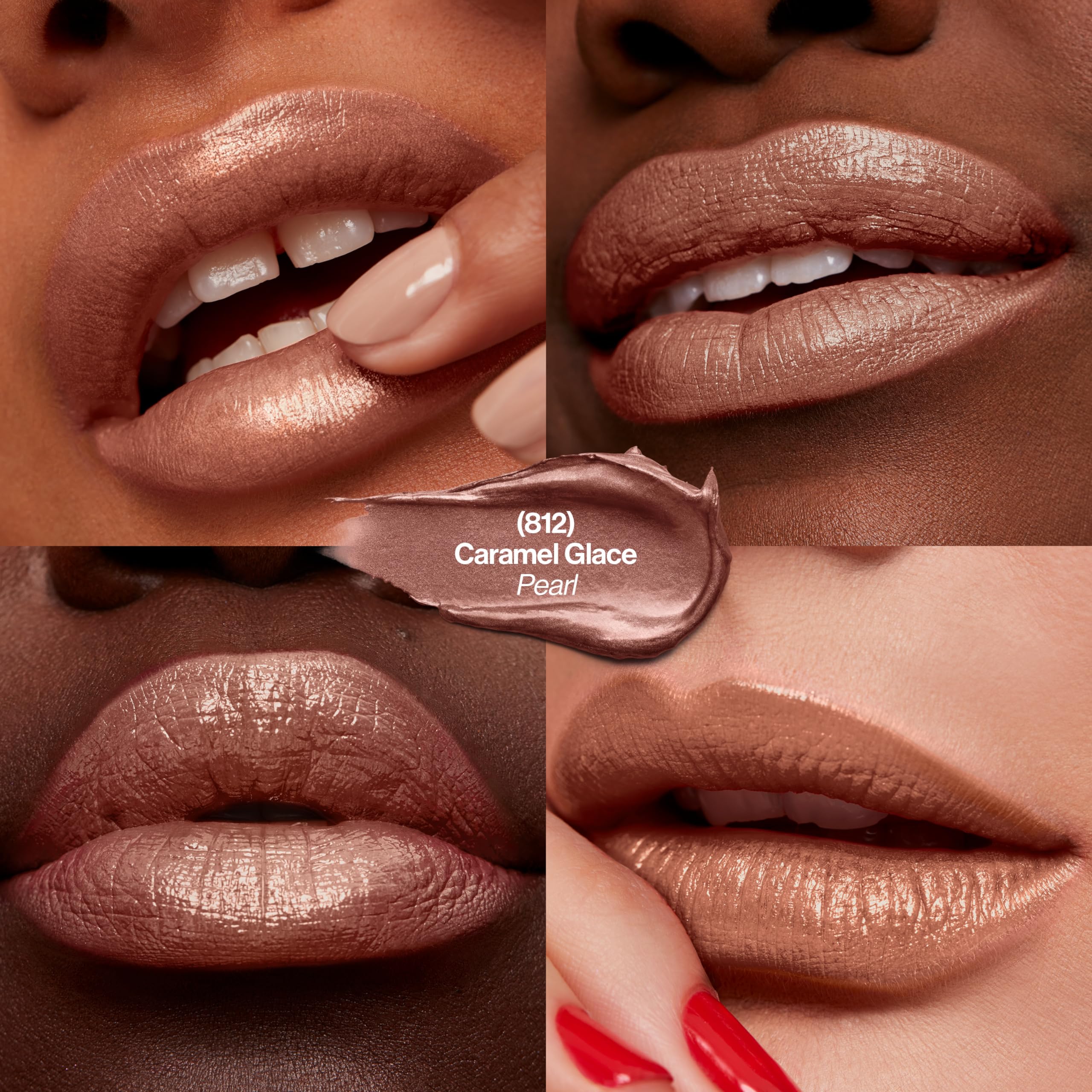 Revlon Super Lustrous Lipstick, Creamy Formula For Soft, Fuller-Looking Lips, Moisturized Feel, 103 Caramel Glace, 0.15 oz
