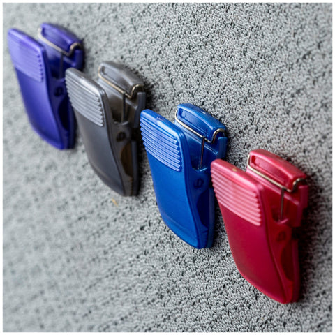 Officemate Cubicle Clips, Metallic, Box Of 24