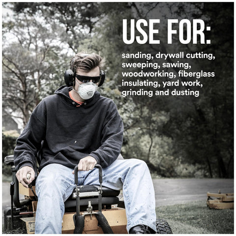 3M Safety -A Sanding and Fiberglass Respirator, 20-Pack