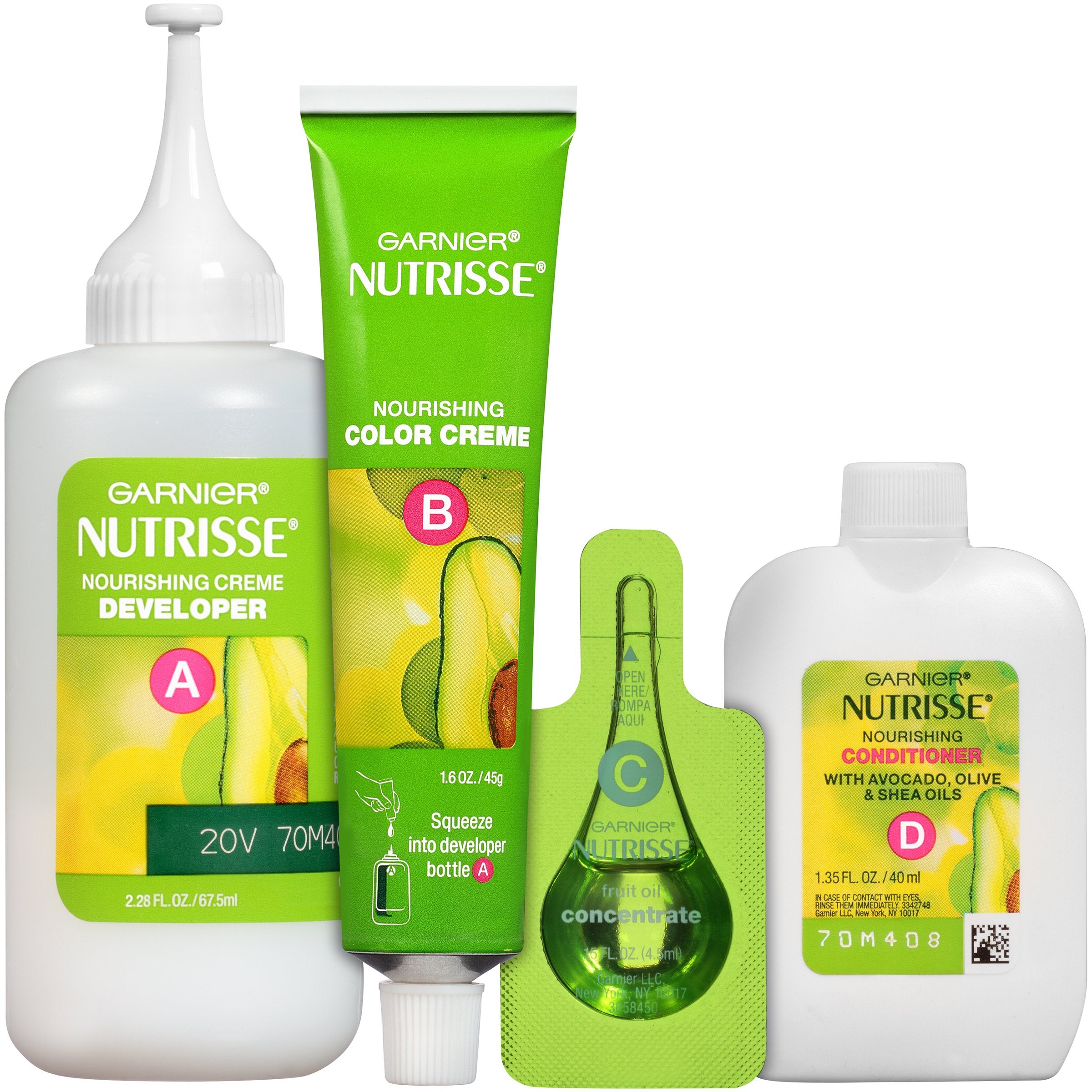 Garnier Nutrisse Nourishing Hair Color Creme, 61 Light Ash Brown (Mochaccino) (Packaging May Vary)