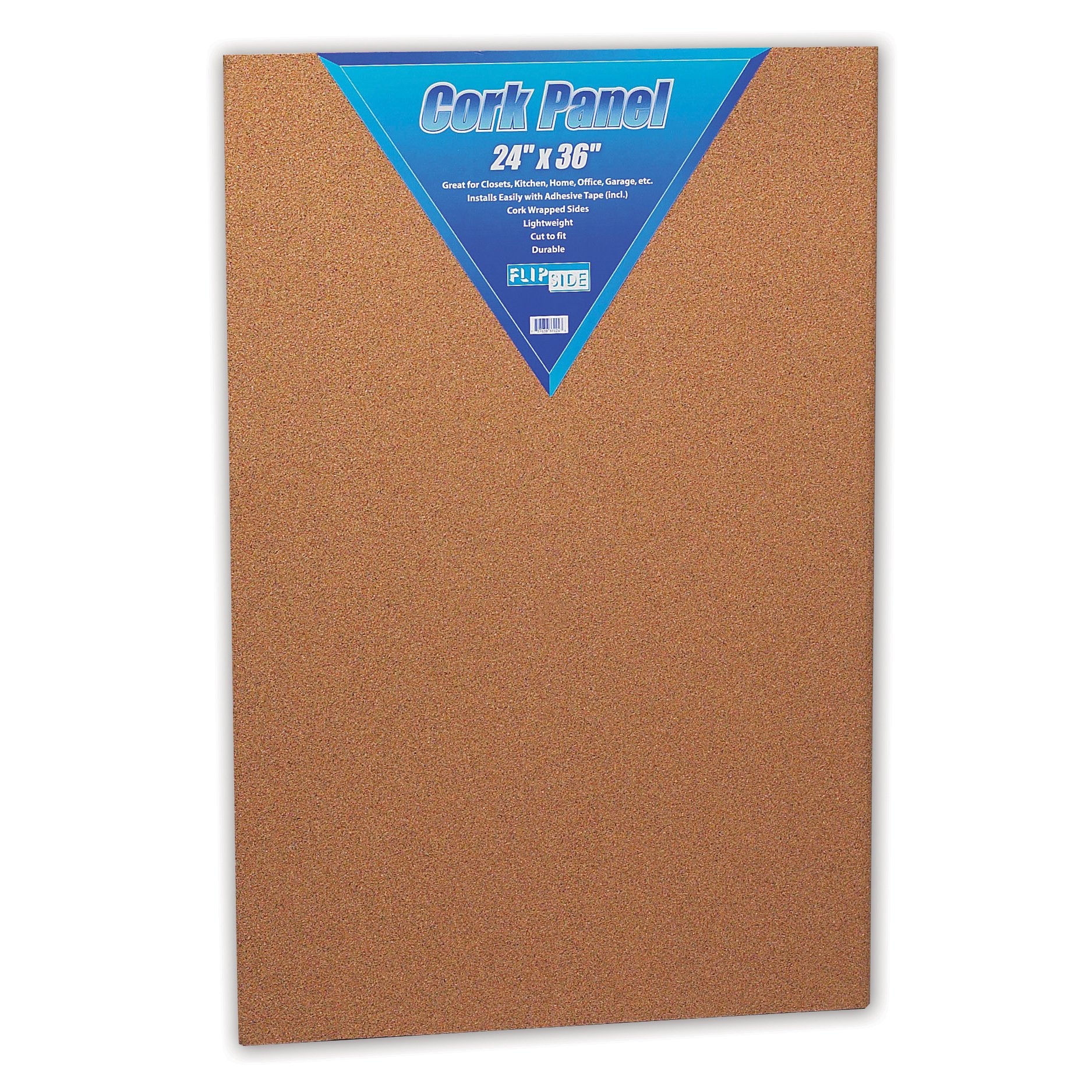 Flipside FLP37024 Cork Panel, 24" Width, 36" Length