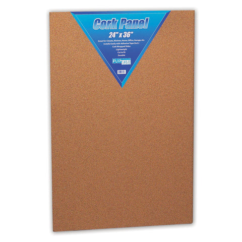Flipside FLP37024 Cork Panel, 24" Width, 36" Length