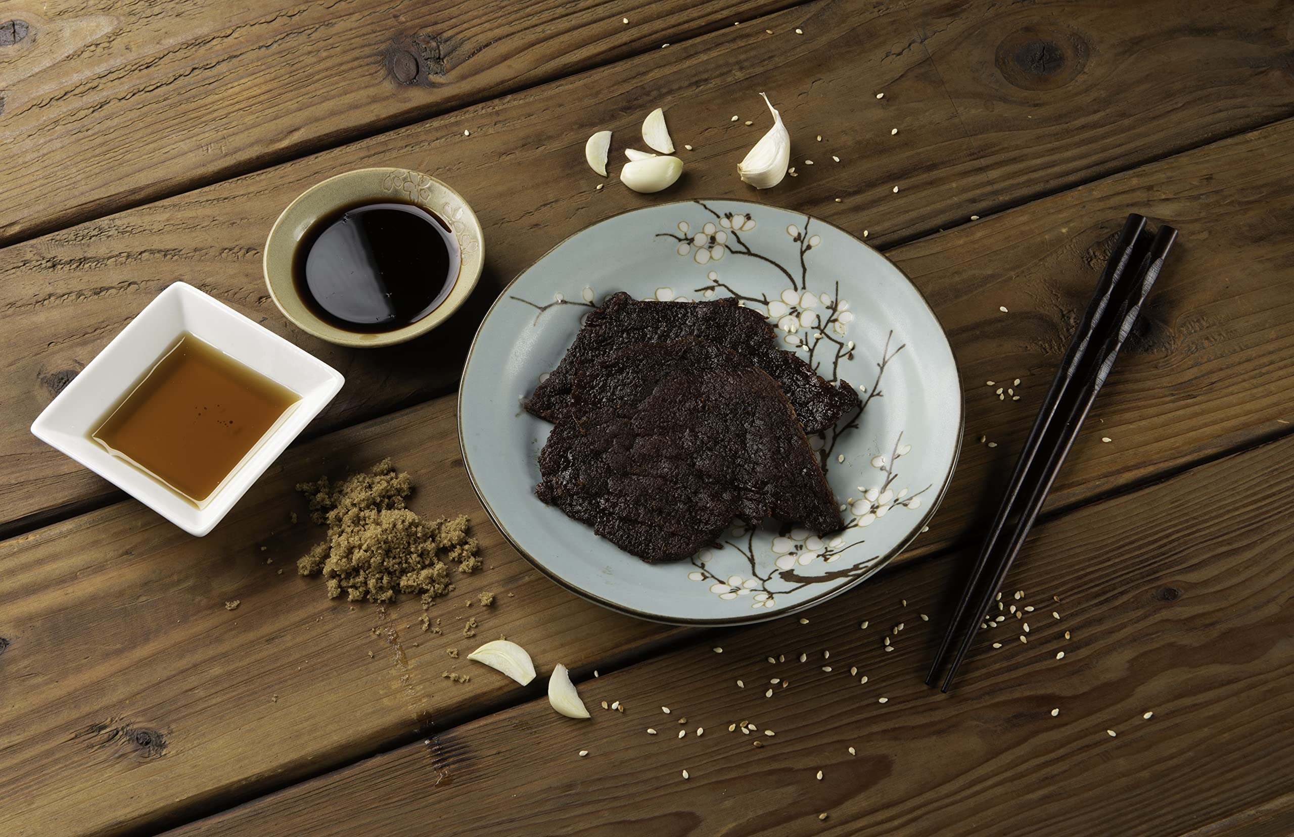 Fusion Jerky Artisan Pork Jerky, Grilled Island Teriyaki, 2.5 oz - All Natural, 9g Protein, Premium USA Sourced Meat, Gluten Free, Prime Cuts, No Nitrates, No Added MSG, No Preservatives, Made in USA