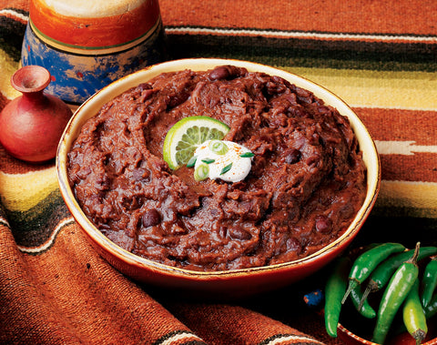 One 15.4 oz Amy's Organic Refried Vegetarian Black Beans