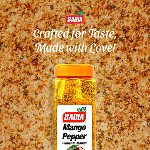 Badia Mango Pepper Seasoning, 24 oz - Sweet & Zesty Citrus Pepper Blend for Chicken, Seafood & Vegetables
