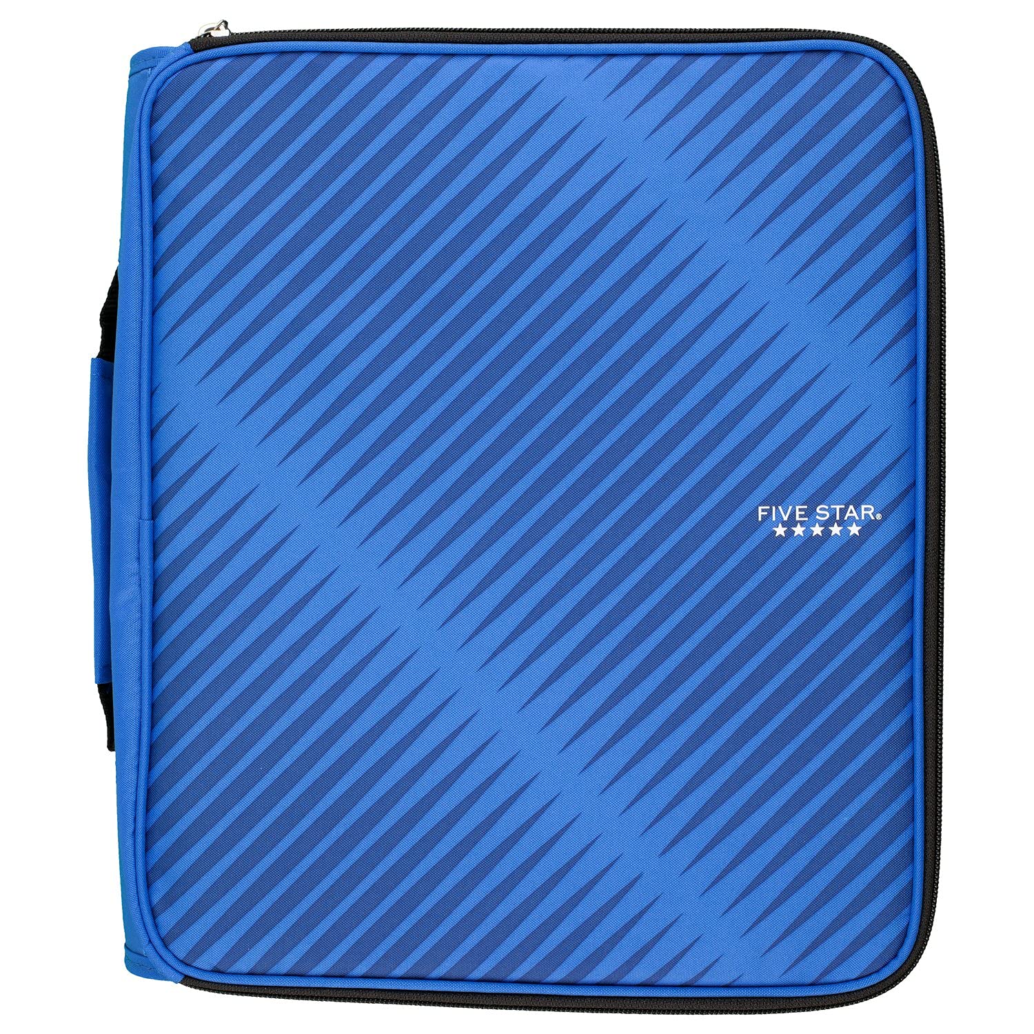 Five Star 2 Inch Zipper Binder, 3 Ring Binder, 6-Pocket Expanding File, Durable, Color Selected for You, 1 Count (29592)