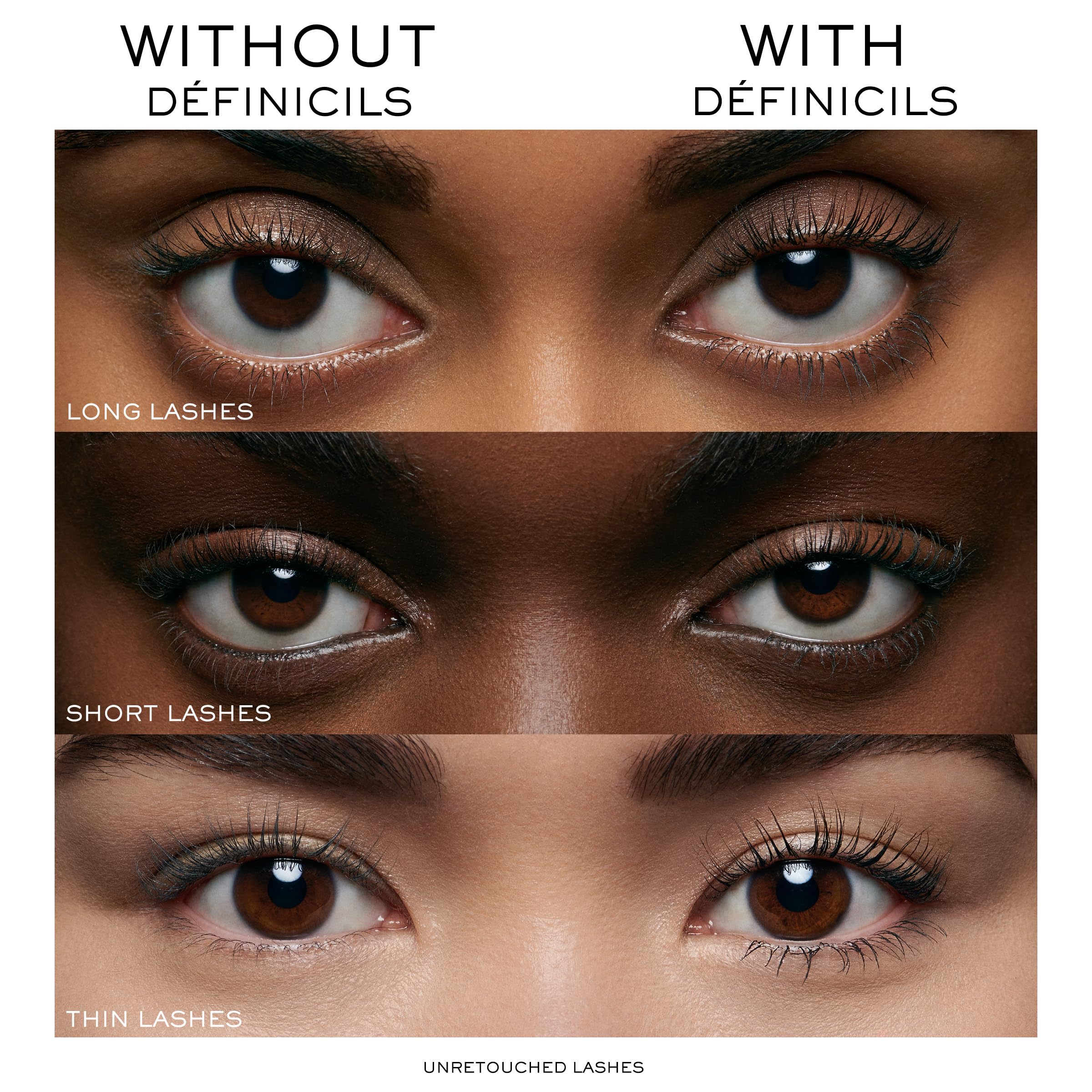 Lancôme Définicils Waterproof Defining & Lengthening Mascara – Lengthen & Define – Vitamin B5 Enriched – Smudge and Clump-Free, Non-Flaking Formula – Gentle for Sensitive Eyes - Waterproof – Black