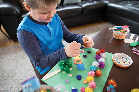 Creativity Street Glitter Pom Pons