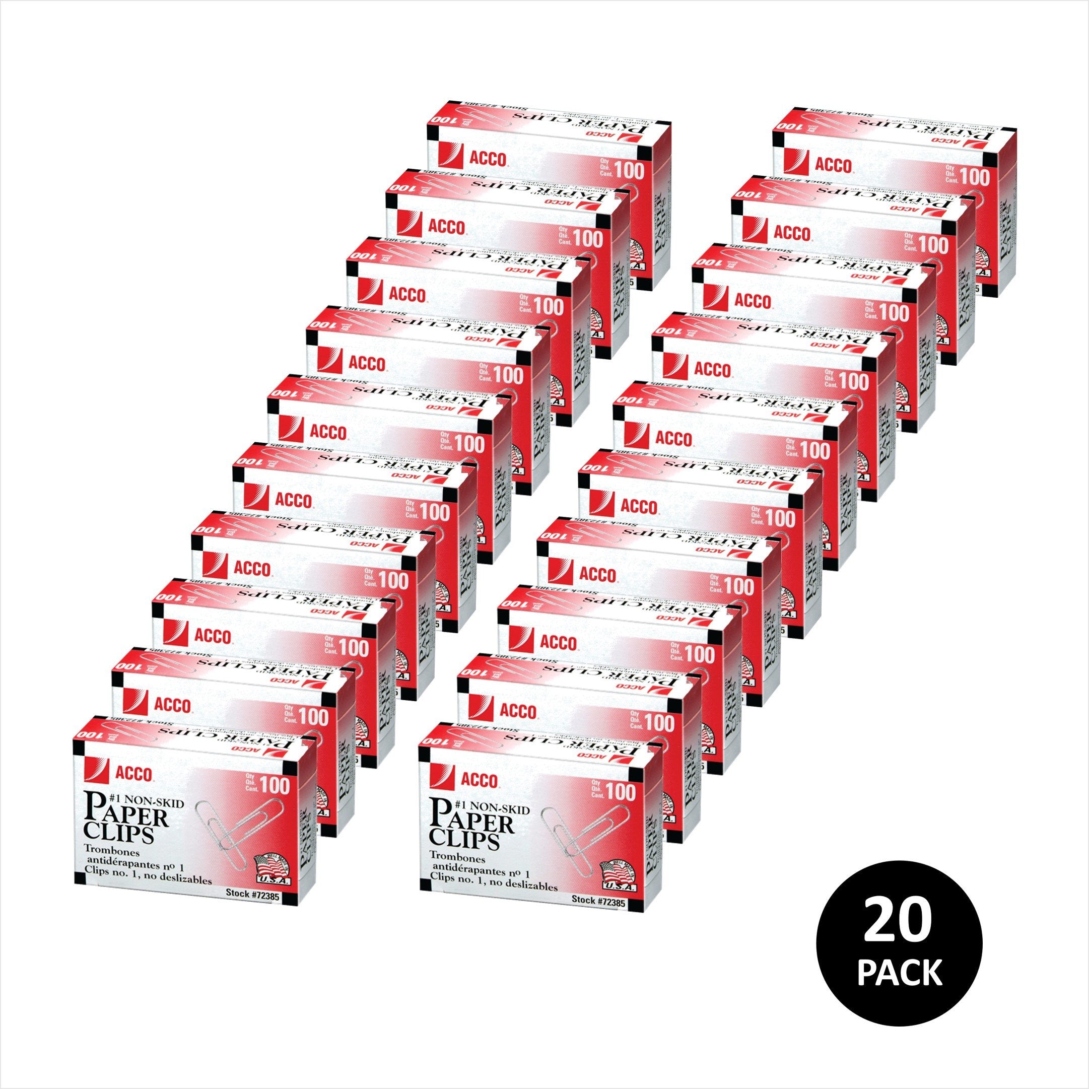 ACCO Brands RPD76070 - FM32 Flat Clinch Paper clips