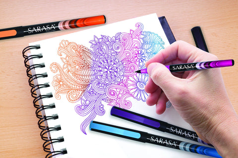 Zebra Pen Sarasa Fineliner Pen 0.8mm, green (66140)