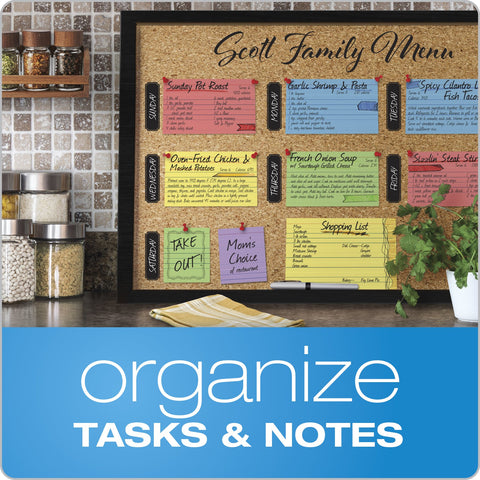 Oxford Ruled Color Index Cards, 3" x 5", Cherry, 100 Per Pack (7321 CHE)