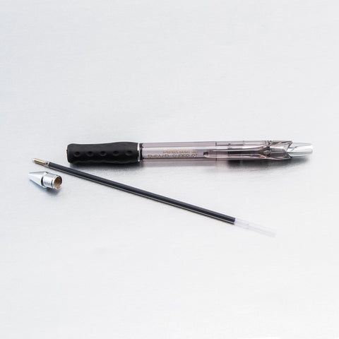 Pentel RSVP Super RT Ballpoint Pen, (1.0mm) Medium Line, Black Ink, Pack of 2 (BX480BP2A)
