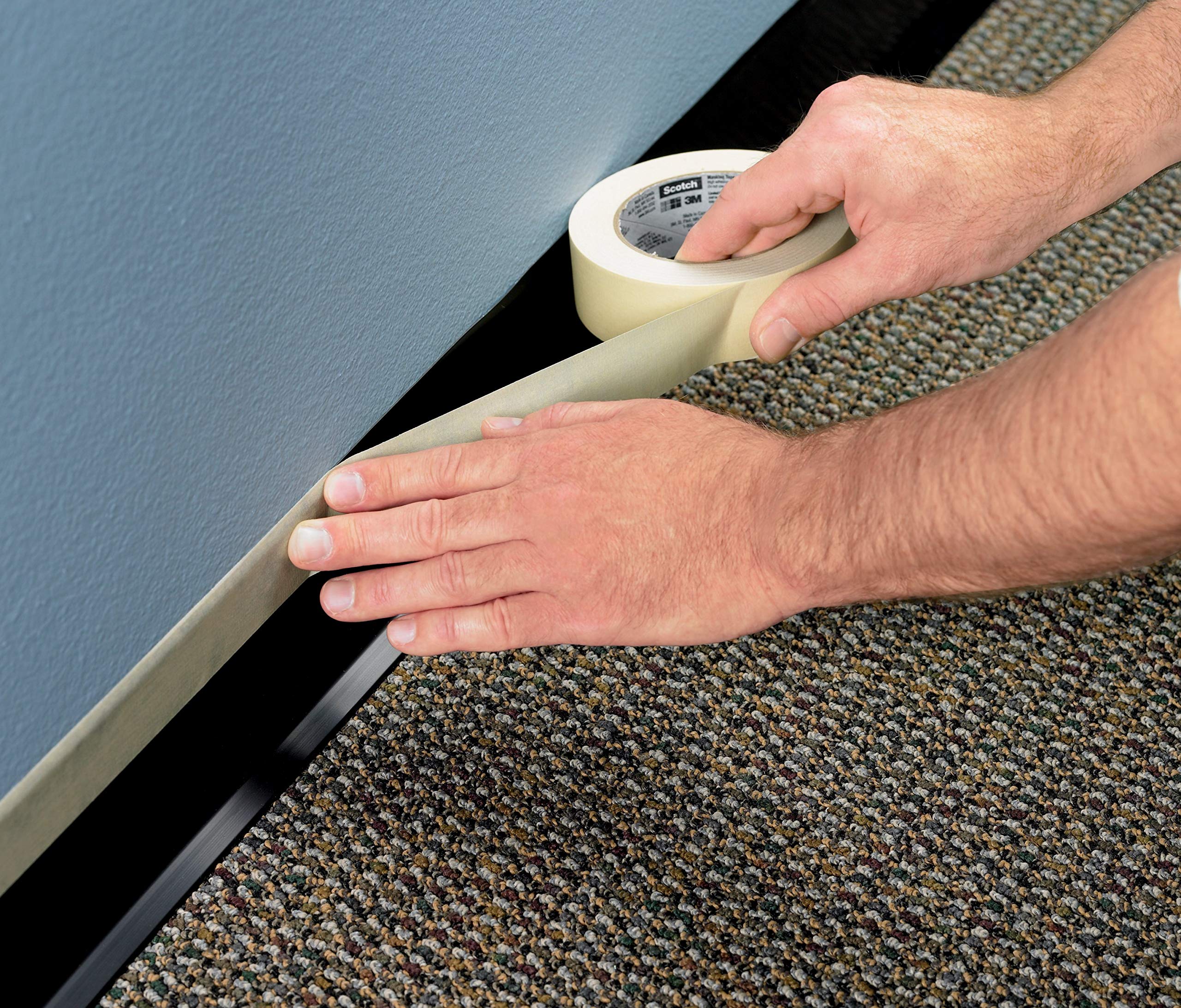 Scotch Masking Tape, 6 Rolls, 0.94 in x 54.6 yd, Great for Everyday Use, Strong Adhesive, Tan Masking Tape (3437-6)