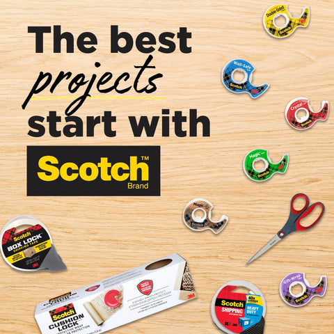 Scotch Expressions Masking Tape, .94 in x 20 yd, 3 Rolls/Pack, Red, Yellow, Green (3437-3PRM)