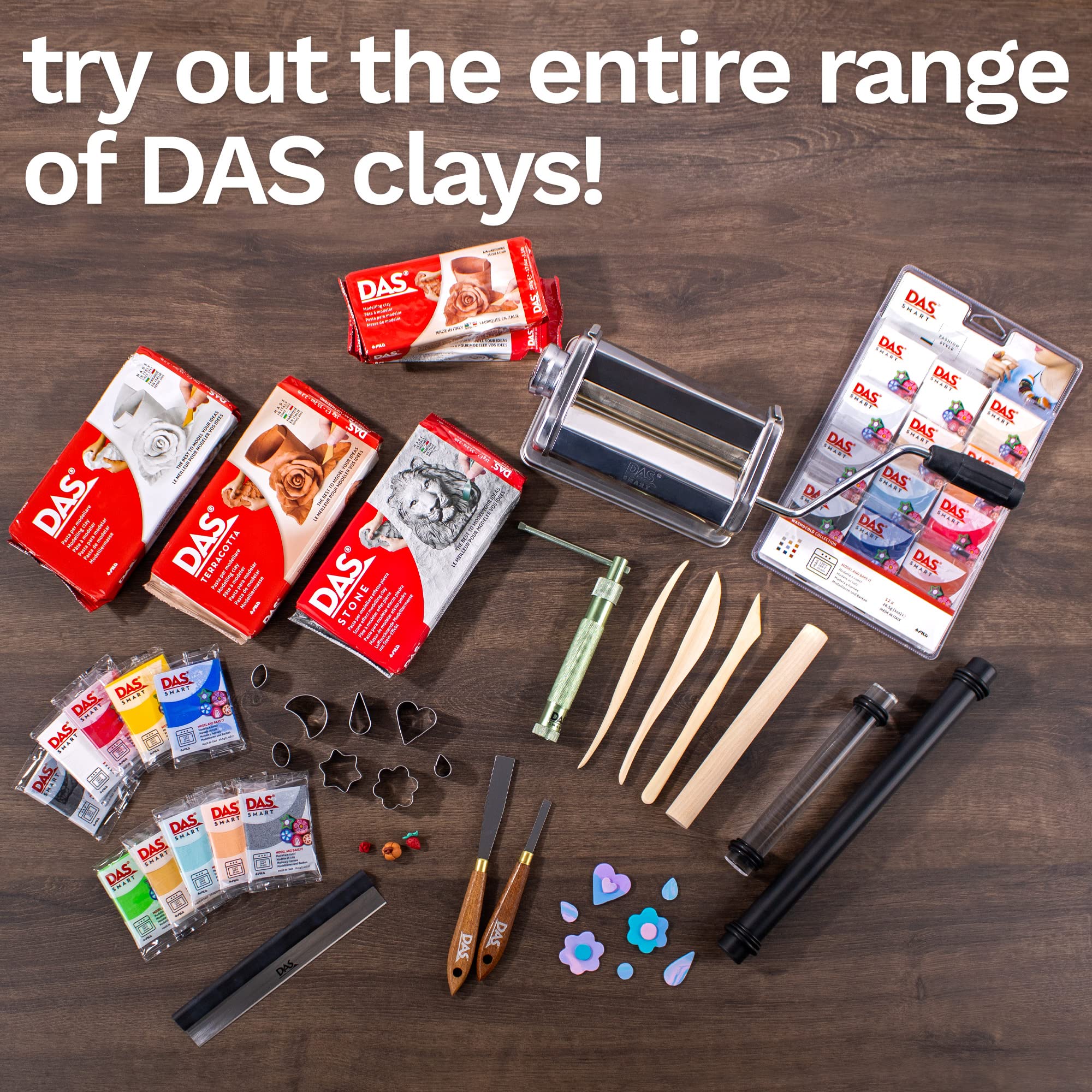 DAS Air-Hardening Modeling Clay, Block, Terra Cotta Color (387100), 1.1 Pound (1-Pack)