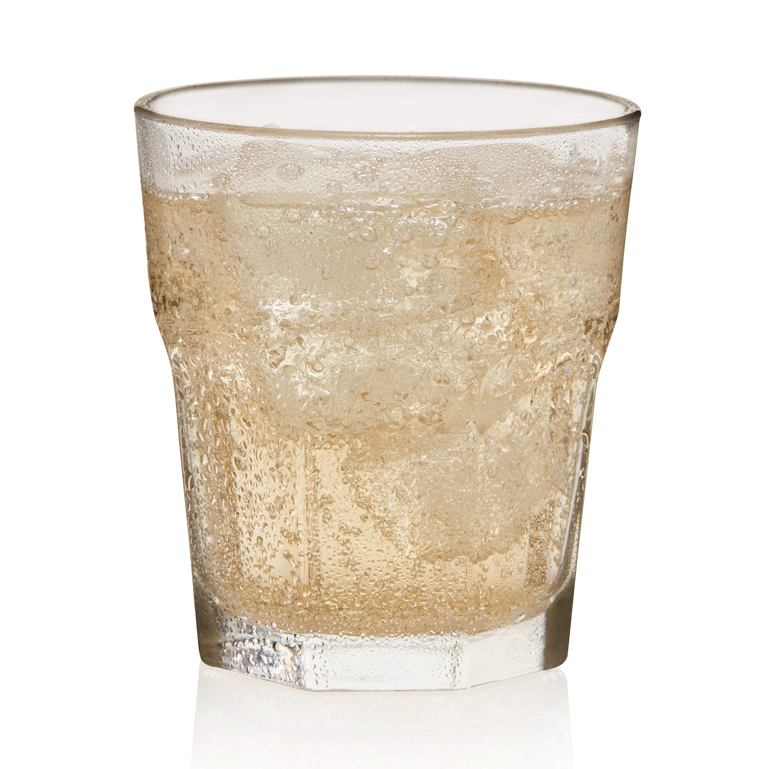 Libbey Gibraltar Drinking Glass Drinking Cup Set, Iconic Heavy Base Bar Glassware Thick Drinking Glasses Set of 12, 12-Ounce Rocks Glasses