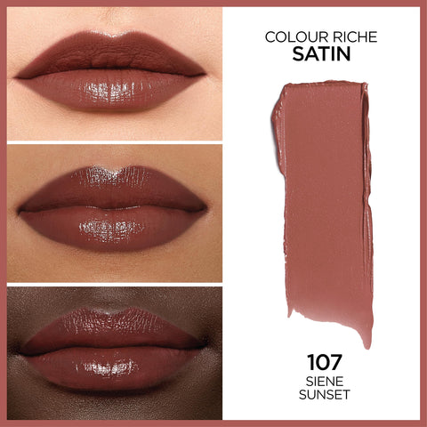 L'Oreal Paris Colour Riche Original Satin Lipstick 107 Seine Sunset