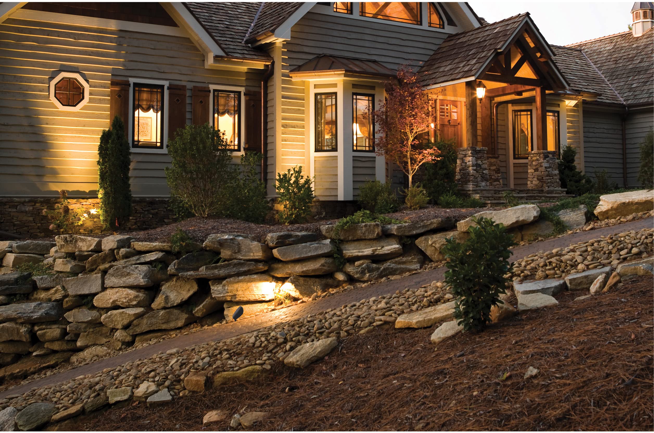 Nuvo Lighting 62/1201 LED Landscape Flood 6 Watt Dark Gray Finish, 5.5 in