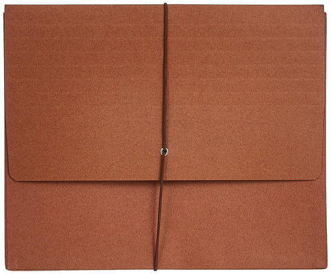 Smead Redrope Expanding File Wallet, Flap and Cord Closure, 3-1/2" Expansion, Letter Size, 10 per Box (72088)