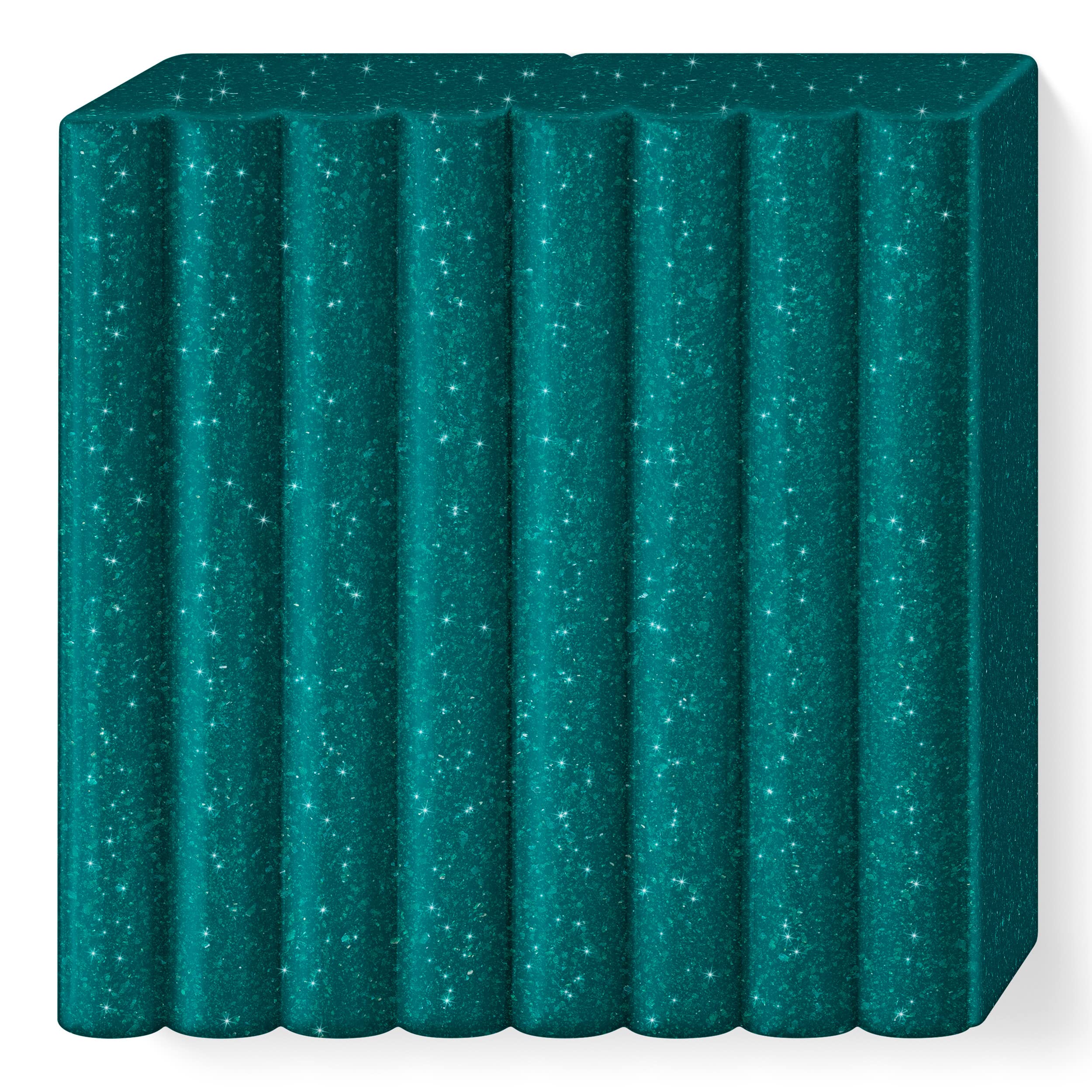 STAEDTLER 8010-562 FIMO Effect Oven-Hardening Polymer Modelling Clay - Galaxy Green (57g)