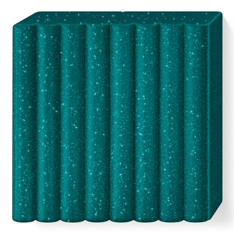 STAEDTLER 8010-562 FIMO Effect Oven-Hardening Polymer Modelling Clay - Galaxy Green (57g)