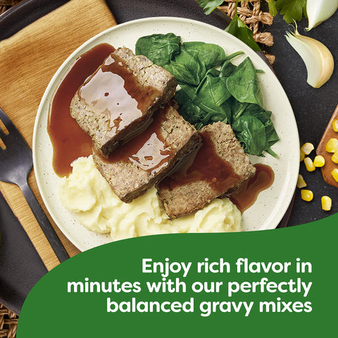 Knorr Gravy Mix For Delicious Easy Meals and Side Dishes Classic Brown Gravy With No Artificial Flavors, No Added MSG 1.2 oz