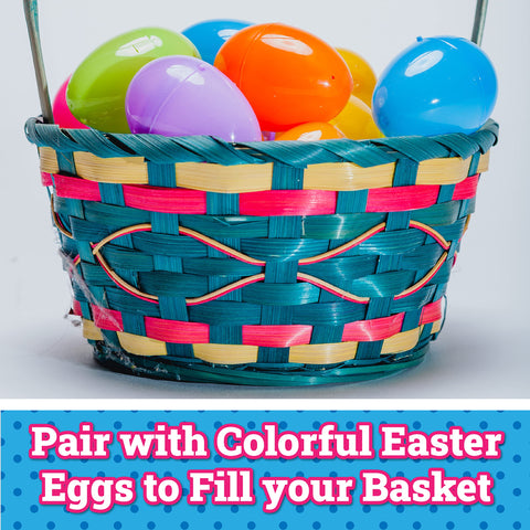 U.S. Toy Plastic Easter Eggs (50 per Order), Assorted Colors, 2.5" (SS-UST-ED232)