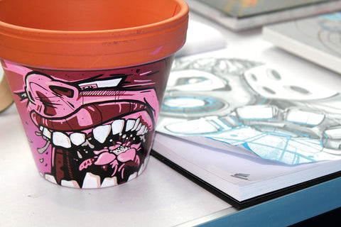 Molotow ONE4ALL Acrylic Paint Marker, 4mm, Metallic Pink, 1 Each (227.303)