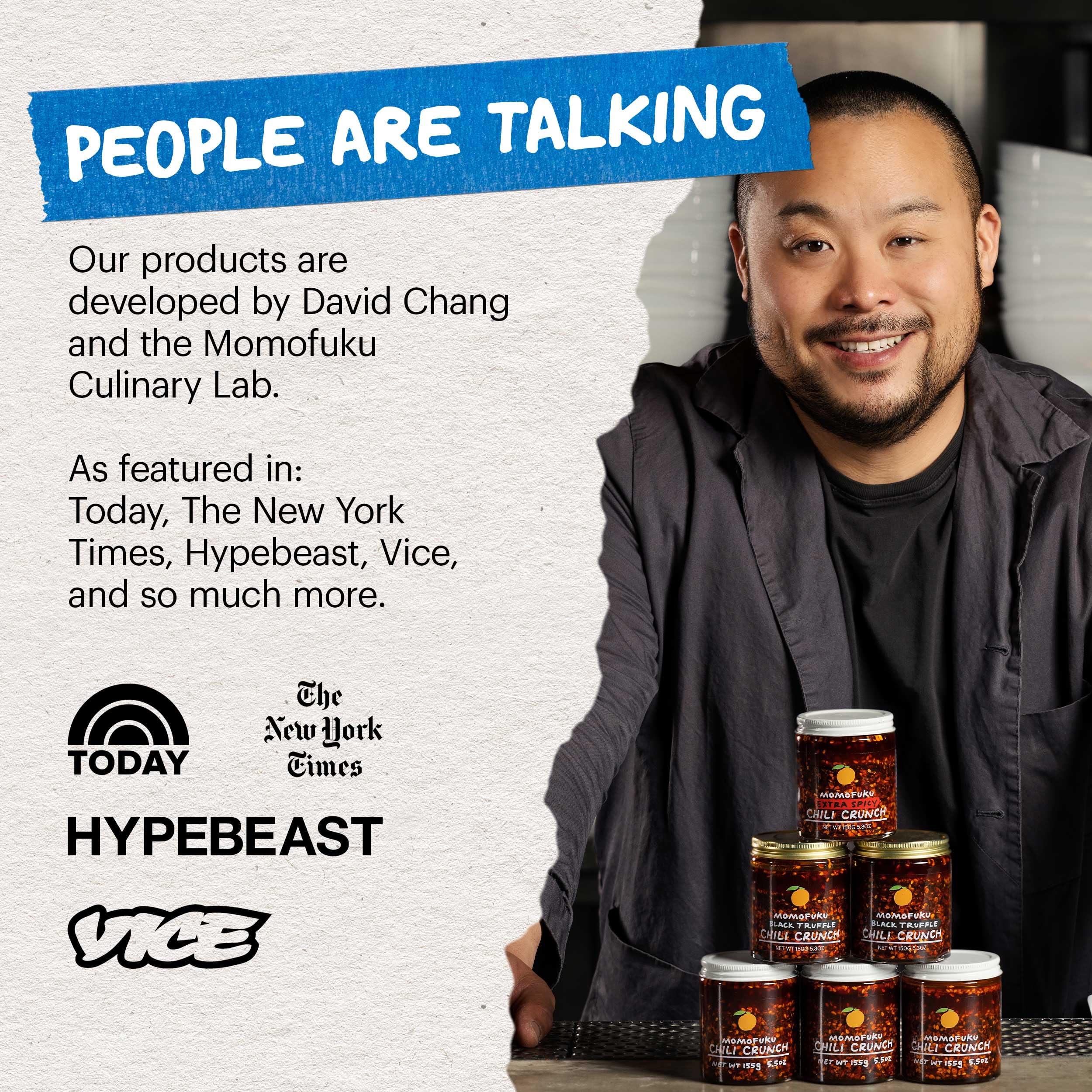 Momofuku Hot Honey Chili Crunch by David Chang 7.7 oz, Oil with Premium Wildflower Honey, Garlic and Shallots, Chili Crisp for Cooking, as Sauce or Topping