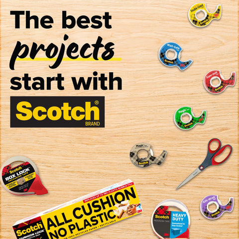 Scotch Super-Hold Tape, 10 Rolls, Transparent Finish, 50% More Adhesive, Trusted Favorite, 3/4 x 800 Inches, Boxed (700S10)