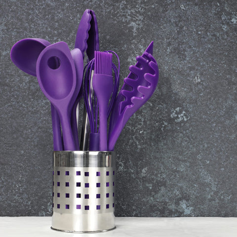 Chef Craft Premium Silicone Basting Soon, 11 Inch, Purple