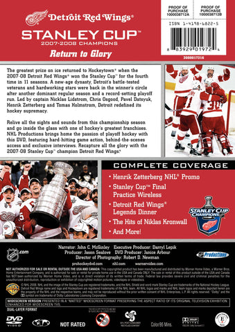 Detroit Red Wings - NHL Stanley Cup Champions 2007-2008