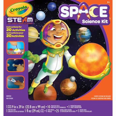 Crayola Solar System Science Kit, Educational Toy, Gift for Kids, Ages 7, 8, 9, 10