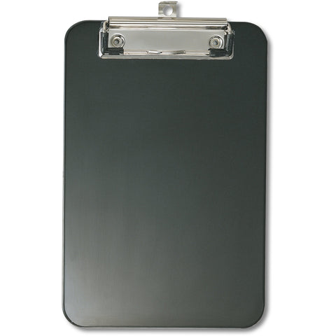 OfficemateOIC Memo Size Plastic Clipboard with Low Profile Clip, Black (83002)